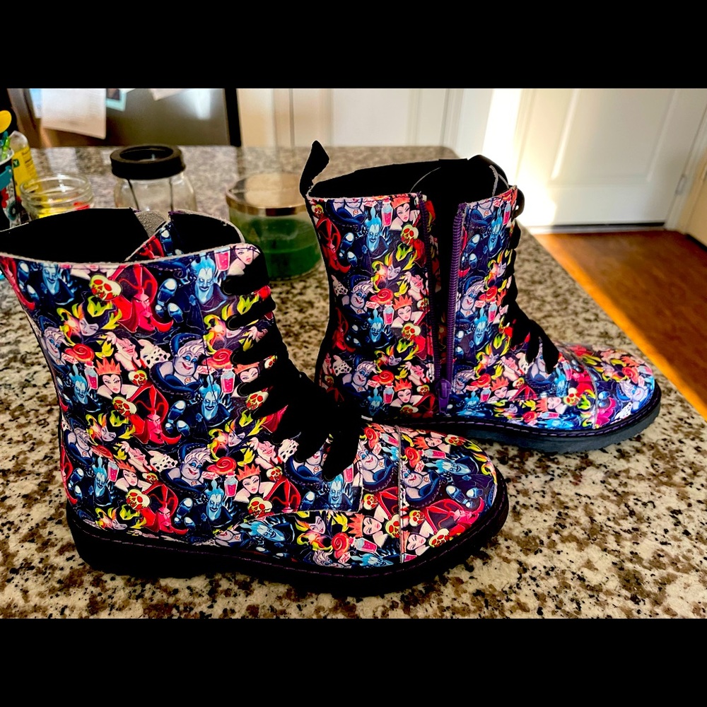 Spellbound Soles Villians Combat Boots